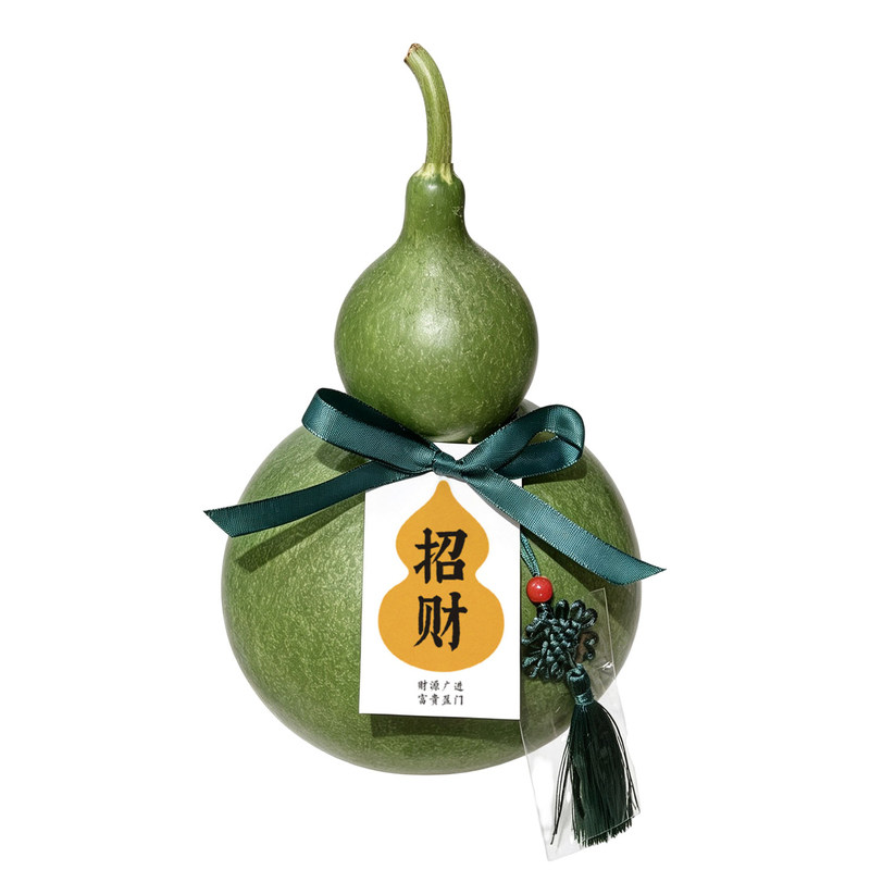 青皮葫芦装饰吊牌佛手柑招财福禄吉祥寓意小挂卡新中式伴手礼卡片