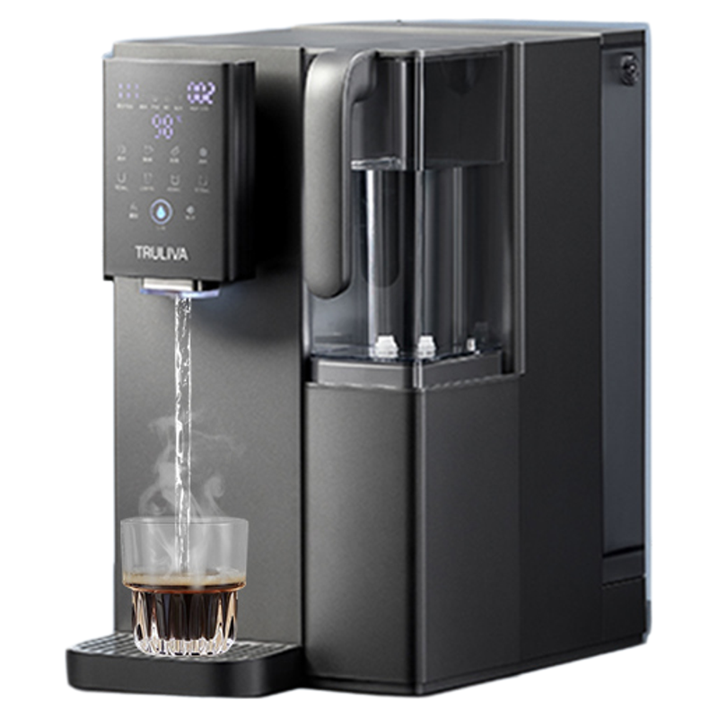 沁园台式净水器RO反渗透压缩机制冰即热家用过滤冷热直饮水一体机