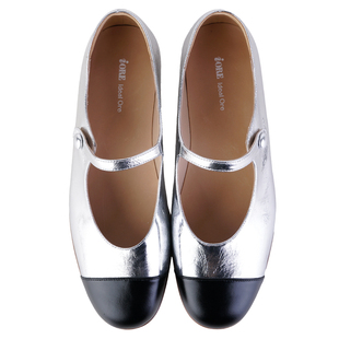 IORE理想矿石设计师原创2025新款优雅多面温柔有光平底玛丽珍单鞋