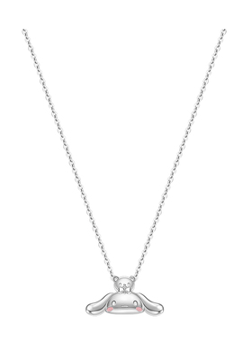 Tidecolor925纯银玉桂狗项链