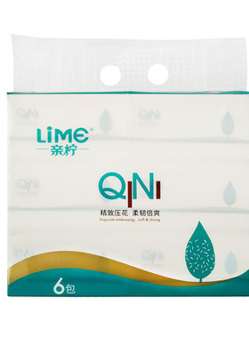 亲柠392张30包4层实感抽纸整箱