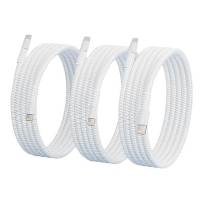 苹果安卓数据线保护套缠绕绳修复iPhone17华为pura70手机oppofindX8vivoX200小米15防折断防猫咬耐磨耐脏