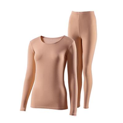 猫人纯棉秋衣秋裤女士套装透气薄