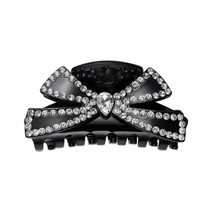 NanaJacqueline新款蝴蝶结醋酸板材仿钻抓夹女高颅顶小众设计发夹