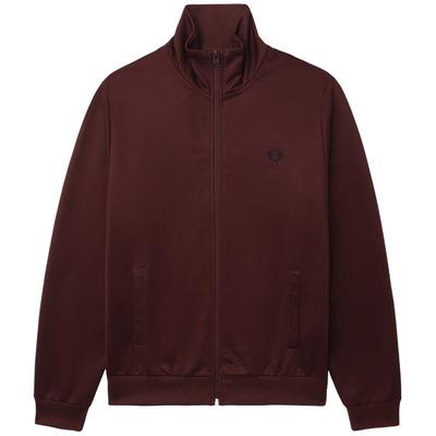 FRED PERRY男士休闲卫衣2025冬季新款宽松立领拉链麦穗刺绣J6000