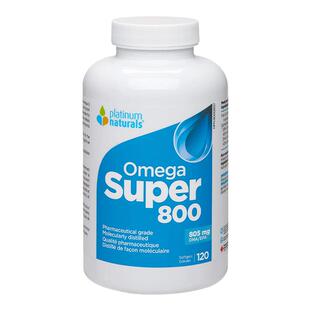 瑞购加拿大代购platinum naturals 鱼油omega3分子蒸馏 120粒/瓶