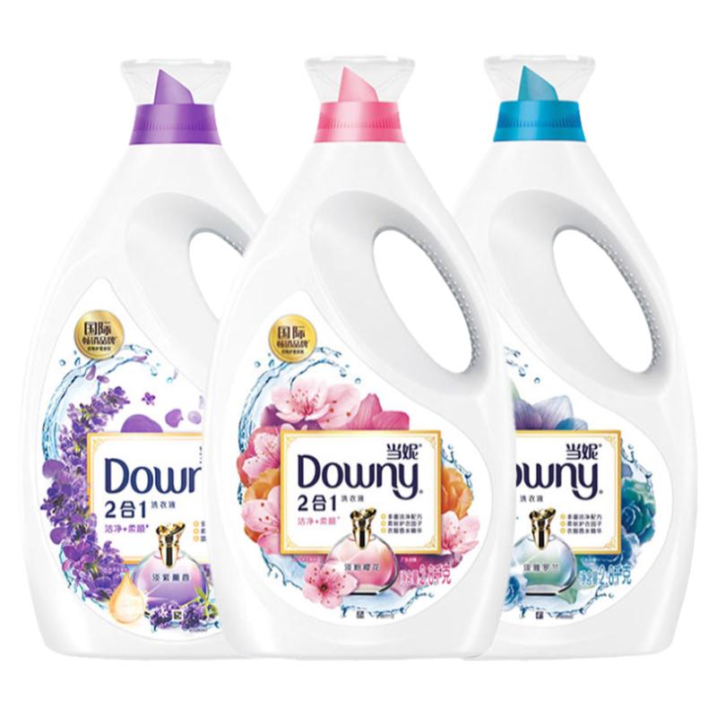 Downy当妮洗衣液香氛柔顺洁净护色除菌香味持久家庭实惠大瓶2.8kg