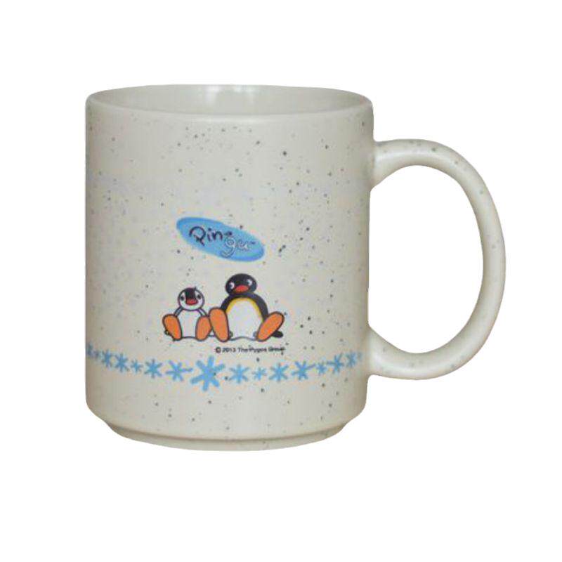 企鹅杯子卡通哑光复古高颜值咖啡杯创意水杯韩版马克杯早餐杯可爱