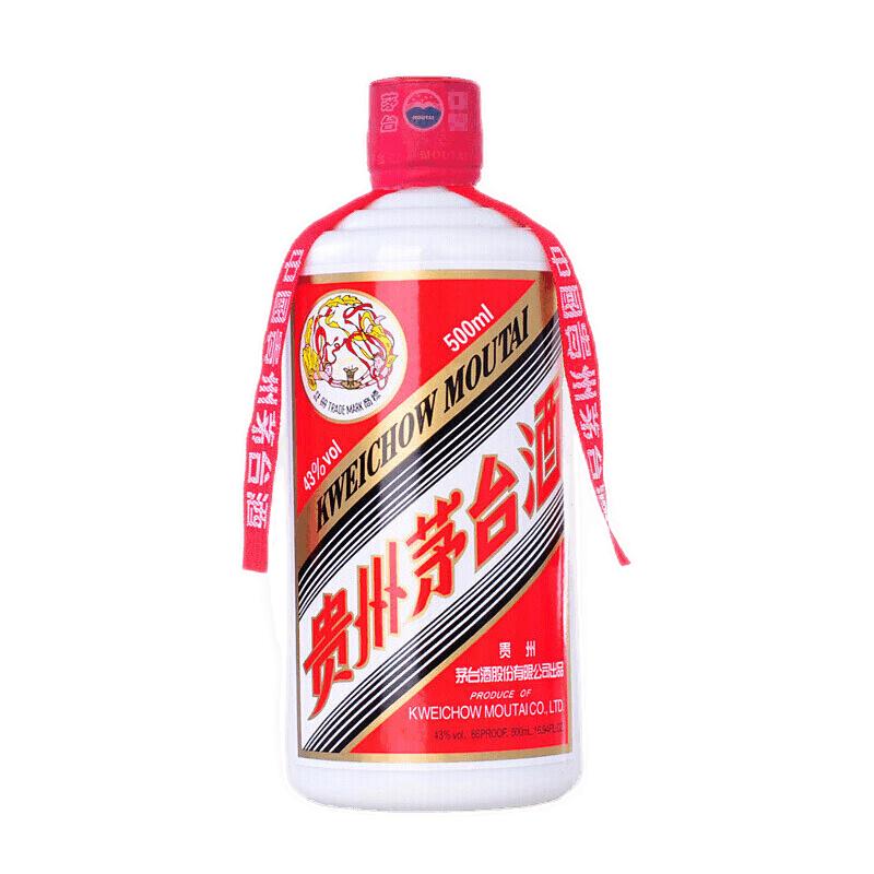 中酒网 43度飞天茅台500ml贵州茅台酒酱香型白酒