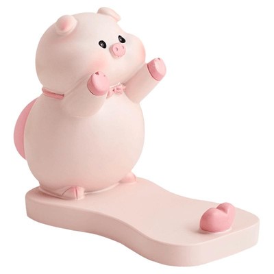 可爱小猪解压手机支架桌面治愈系