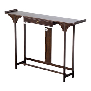 实木玄关台门厅供桌香案新中式简约客厅条案端景台玄关柜轻奢现代