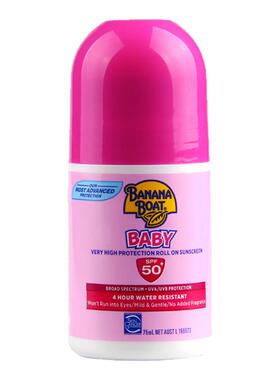 Banana Boat SPF50+婴儿宝宝滚珠防水防晒霜温和0刺激官方正品