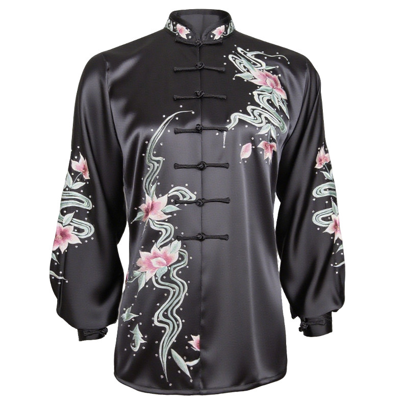 大业亨通真丝武术太极服刺绣女