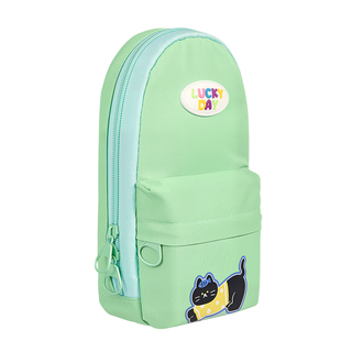 笔袋大容量书包造型拼接多功能笔袋简约设计纯色中小学生卡通可爱超火文具盒女孩款初高中小学生儿童铅笔盒