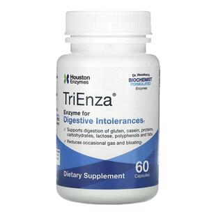 Houston Enzymes肠胃健康全酶胶囊消化不耐受美国酶学博士配制呵