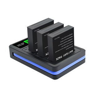 DB-120适用 理光GR4/GRIV相机快充充电器 三槽充座充兼容原装电池