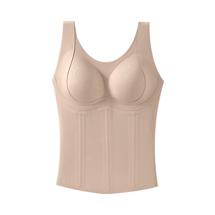 染岸中年妈妈吊带背心内衣女款秋季防凸点大码无痕内搭打底衫上衣