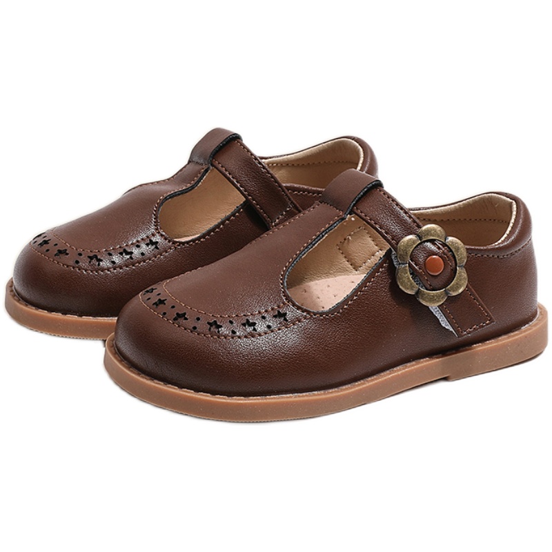 女童鞋子2025春秋款儿童皮鞋巴洛克软底公主鞋真皮洋气中小女孩鞋
