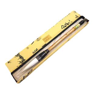 盒装行书上海周虎臣羊毫毛笔 书法专用李瑞清嘱制隶书大号提斗笔