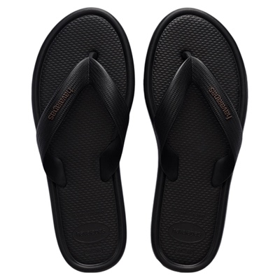 Havaianas春夏黑色宽带人字拖女