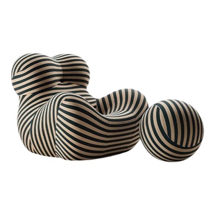 意式现代简约妈妈的怀抱休闲沙发椅设计师客厅阳台书房懒人沙发椅