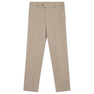 Hazzys哈吉斯男士休闲裤秋冬款商务通勤锥形裤长裤潮流纯色裤子