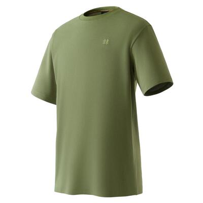 KOLON SPORT可隆吸湿速干T恤夏男女同款露营圆领弹力薄短袖T恤