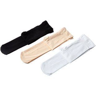 小茉莉黑色芭蕾大袜成人女艺考专用考级芭袜九分挖洞舞蹈袜连裤袜