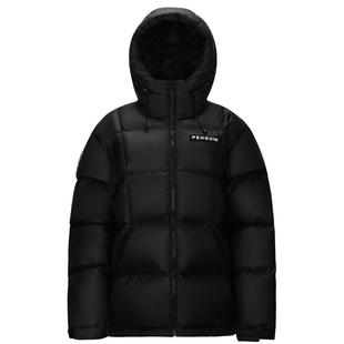 骆驼企鹅羽绒服男冬季连帽短款加厚保暖防风防水女款外套