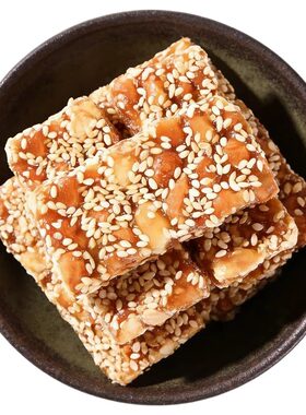 芝麻花生牛皮糖牛筋糖重庆特产花生芝麻怀旧零食小吃麦芽糖好吃