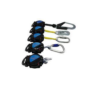 全身五点式双挂钩安全带全套高空作业速差器1.5米织带自控防坠器