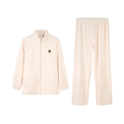 安之伴【巨保暖】情侣睡衣女秋冬季2025新款海岛绒加厚男士家居服