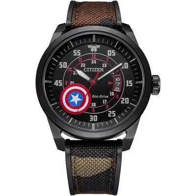 西铁城漫威联名款光动能机芯男表