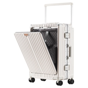 漫旅仕前开口宽拉杆行李箱大容量拉杆箱多功能旅行箱侧开盖登机箱