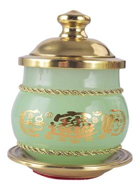 关公财神爷家用摆件琉璃