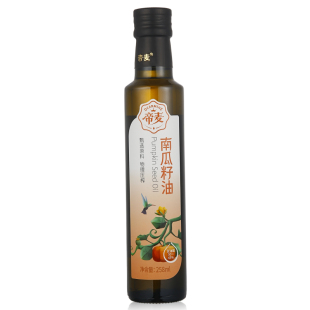 帝麦冷榨南瓜籽油植物油南瓜子油食用油258ml