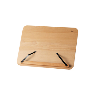 9am实木阅读架可调节书立支架学生看书神器书架临帖架山毛榉