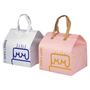 4寸6寸8寸一次性生日蛋糕保温袋外卖铝箔袋加厚手提甜品专用防水