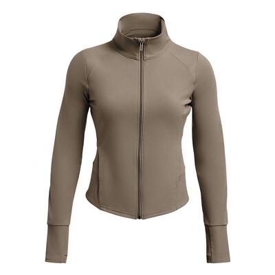 安德玛UA秋冬Meridian女子新款瑜伽上衣训练针织夹克外套1379157