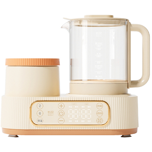 新贝二合一全自动婴儿宝宝恒温电热水壶奶粉搅拌保温热水奶摇奶器