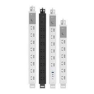 公牛PDU桌面机柜专用免打孔插座排插工业接线板家用多插位电竞