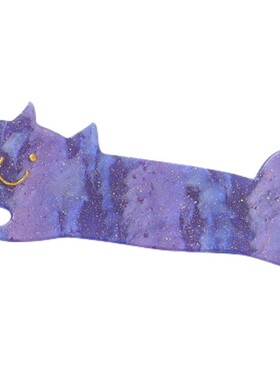 猫咪发夹可爱日系甜美星空亚克力