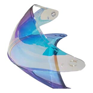 SWEEP原厂S6彩色镜片半盔镜片护目镜电镀幻彩外镜片黑色马鲁申