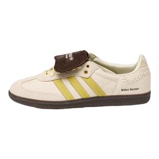 阿迪Adidas Samba白棕WalesBonner联名复古潮流休闲运动鞋 ID0217