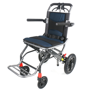 富士康老人折叠助步车购物车手推车轻便助行器手动飞机旅行轮椅