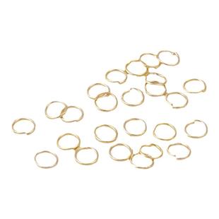 14K保色金开口小圆圈 diy饰品配件外径3mm/4mm/5mm 一份100个