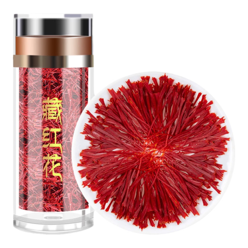 藏红花特级正品西藏官方旗舰店中药材泡水喝的功效伊朗臧红花头茶
