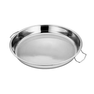 304蒸凉皮锣锣不锈钢做凉皮的盘子家用面皮罗罗肠粉蒸盘锣锣制作