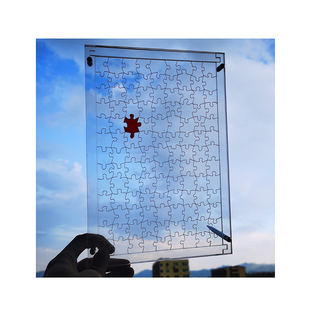 the accident215片碎玻璃拼图puzzle抖音GM同款十级透明超高难度