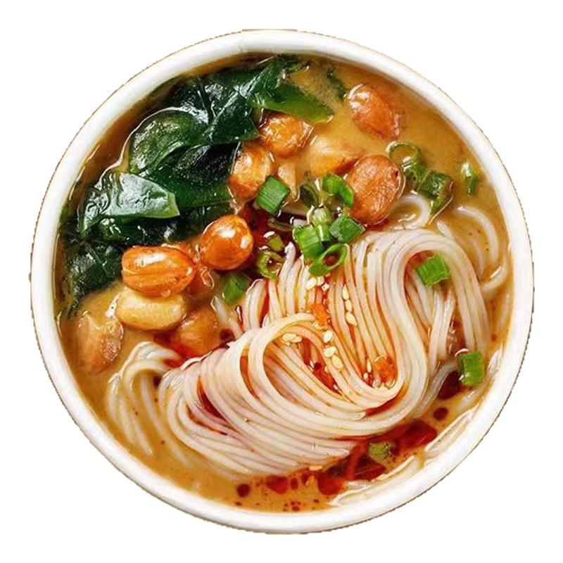 夜宵速食桶装批发免煮米粉牙哥